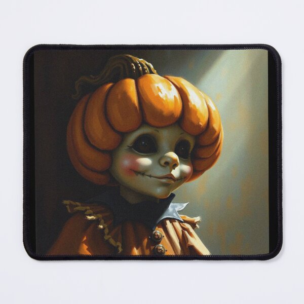 Item preview, Halloween Cute creepy Pumpkin child character art illustration kawaii trick or treat designed and sold by Vintage Designs +.