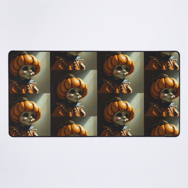 Item preview, Halloween Cute creepy Pumpkin child character art illustration kawaii trick or treat designed and sold by Vintage Designs +.