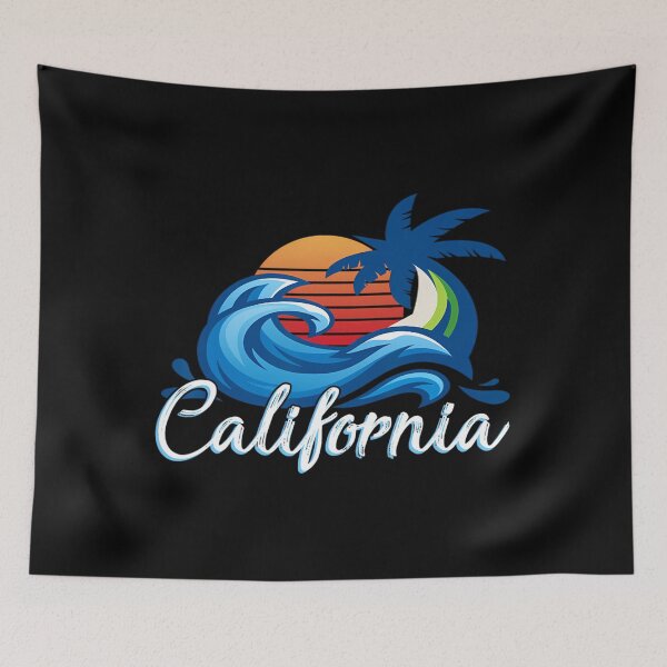 Item preview, Tropical Sunset Cali Beach Waves Surfing USA California 		 designed and sold by rgbkpgrzni51.