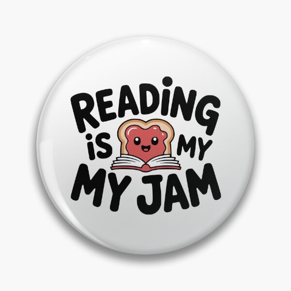 Item preview, Reading Is My Jam! Cute Jam Pun designed and sold by PMCreative.