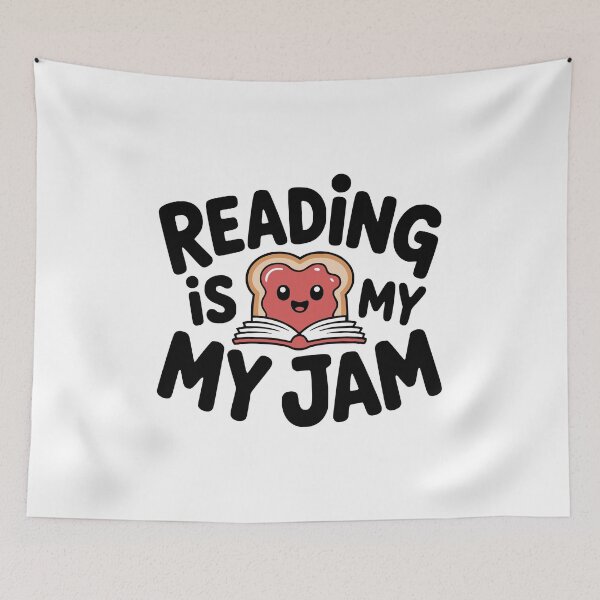 Item preview, Reading Is My Jam! Cute Jam Pun designed and sold by PMCreative.