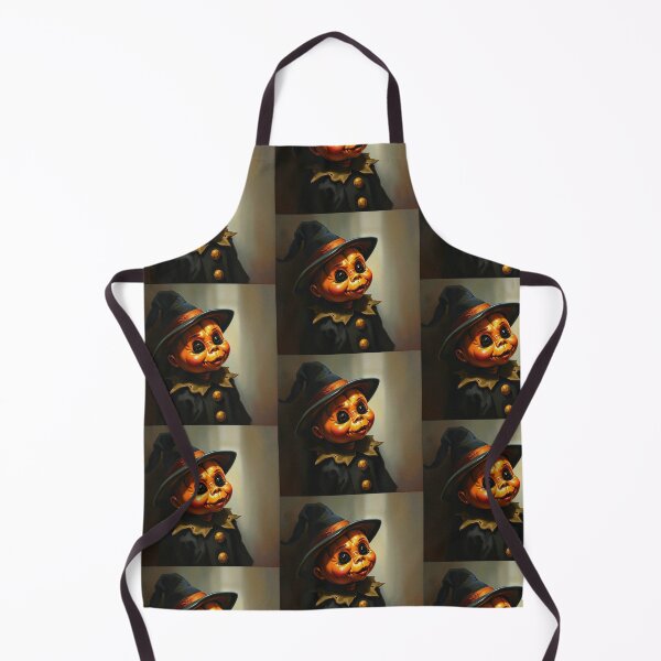 Item preview,  Halloween Cute creepy Pumpkin child character art illustration kawaii trick or treat designed and sold by Vintage Designs +.