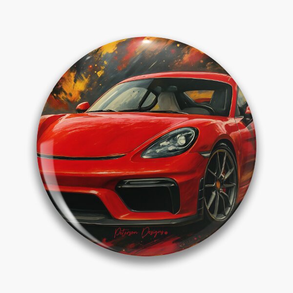 Item preview, 718 Cayman GT4 Fanart (Red) designed and sold by Peterson Designs.