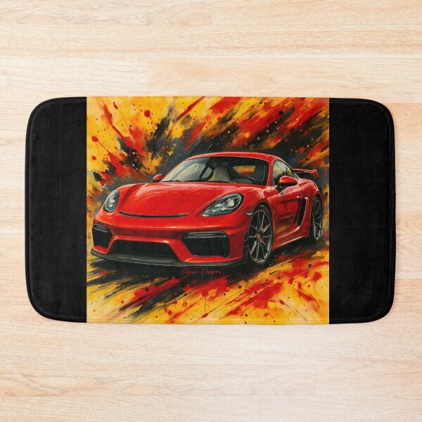 Item preview, 718 Cayman GT4 Fanart (Red) designed and sold by Peterson Designs.
