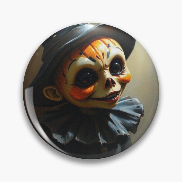 Item preview,  Halloween Cute creepy Pumpkin child character art illustration kawaii trick or treat designed and sold by Vintage Designs +.