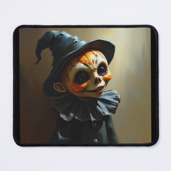 Item preview, Halloween Cute creepy Pumpkin child character art illustration kawaii trick or treat designed and sold by Vintage Designs +.