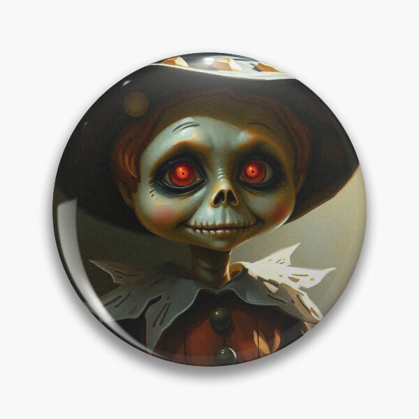 Item preview,   Halloween Cute creepy Pumpkin child character art illustration kawaii trick or treat designed and sold by Vintage Designs +.