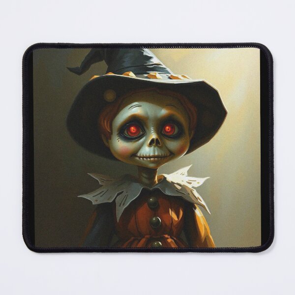 Item preview, Halloween Cute creepy Pumpkin child character art illustration kawaii trick or treat designed and sold by Vintage Designs +.