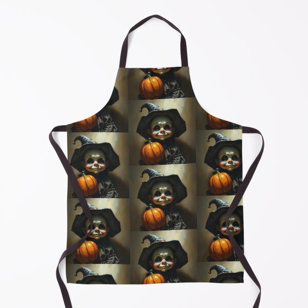 Item preview,  Halloween Cute creepy Pumpkin child character art illustration kawaii trick or treat designed and sold by Vintage Designs +.
