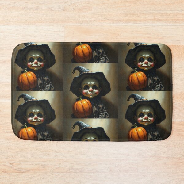 Item preview,  Halloween Cute creepy Pumpkin child character art illustration kawaii trick or treat designed and sold by Vintage Designs +.