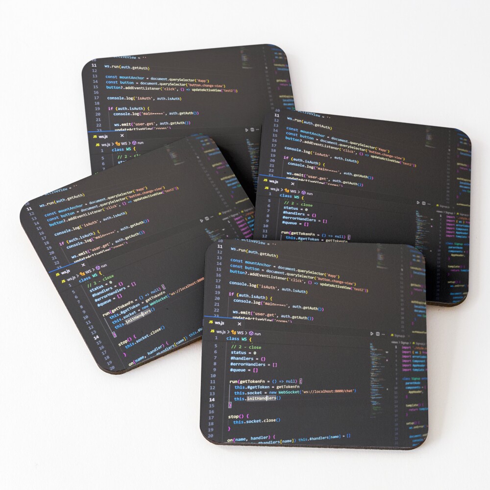 Item preview, Coasters (Set of 4) designed and sold by RinaZik.