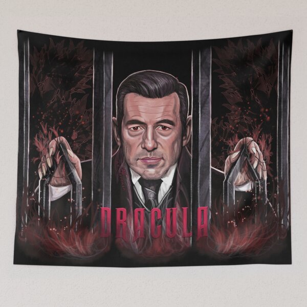 Item preview, Dracula Gatekeeper... Part 1, Painting with text designed and sold by AK-Hevonen.