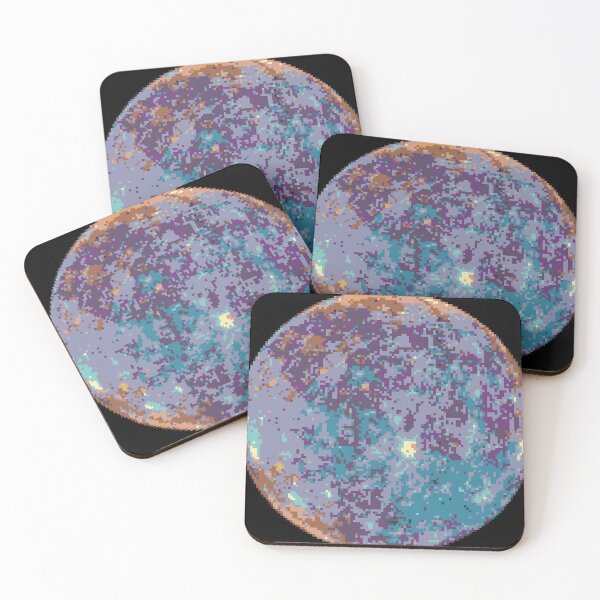 Item preview, Pixelated Planet Mercury (Negative Colours) designed and sold by Planetation.