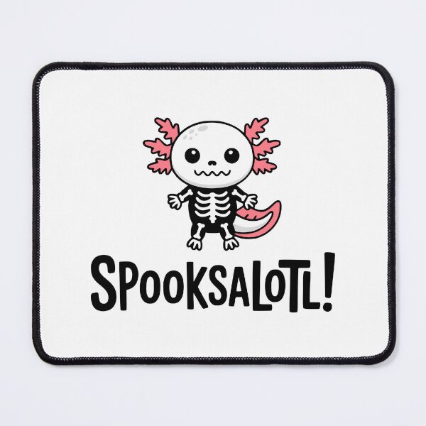 Item preview, Spooksalotl! Cute axolotl Halloween Pun designed and sold by PMCreative.