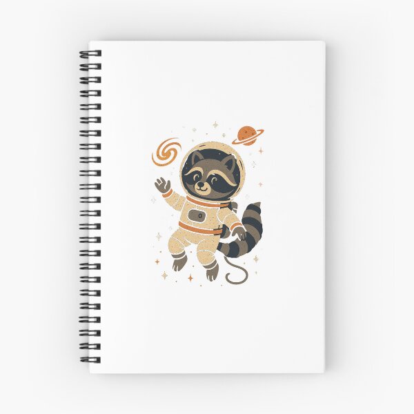 Item preview, Retro Raccoon Astronaut – Cosmic Explorer designed and sold by HIGHWAYTOMERCH.