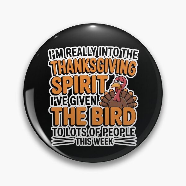Artikelvorschau, Thanksgiving Spirit Lustiges Truthahn-Zitat – Ich habe diese Woche den Vogel gegeben entworfen und verkauft von Ania_BM.