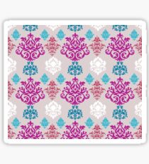 Multicoloured Damask Sticker