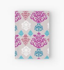 Multicoloured Damask Hardcover Journal