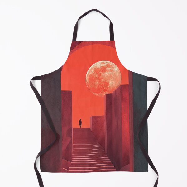 Item preview, Red Stairway to the Moon designed and sold by davidonstudio.