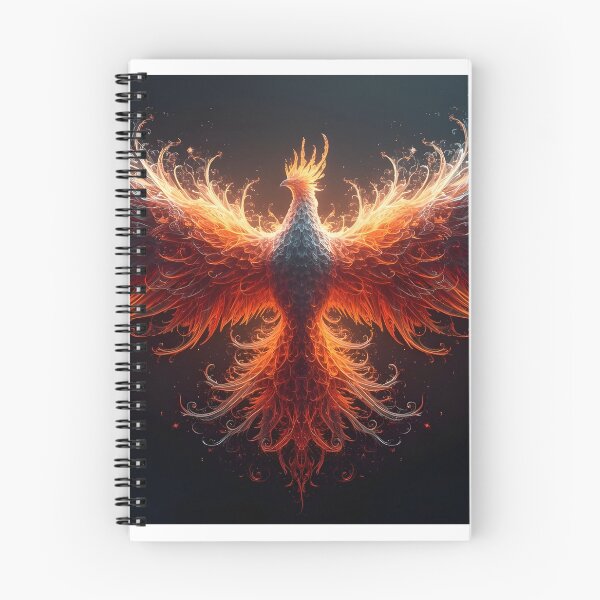 Item preview, Radiant Neon Bird – Abstract Fractal Flight Energy Digital designed and sold by NatureNookTees.