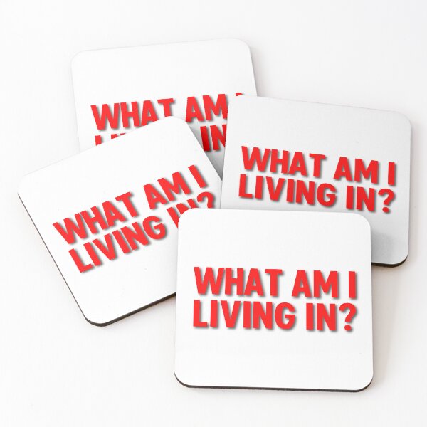 Item preview, What Am I Living In? Text Logo with Drop Shadow designed and sold by WhatAmILivingIn.