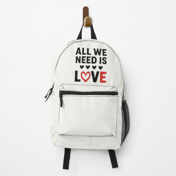 Item preview, All We Need Is Love – Minimalist Heart Quote Design designed and sold by CreationbyNiki.
