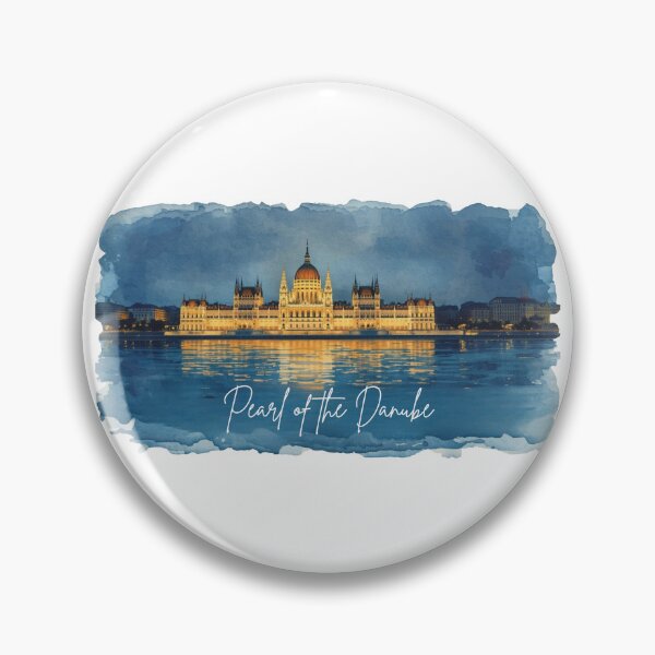 Item preview, Budapest Parliament in watercolor at night designed and sold by StormArte.