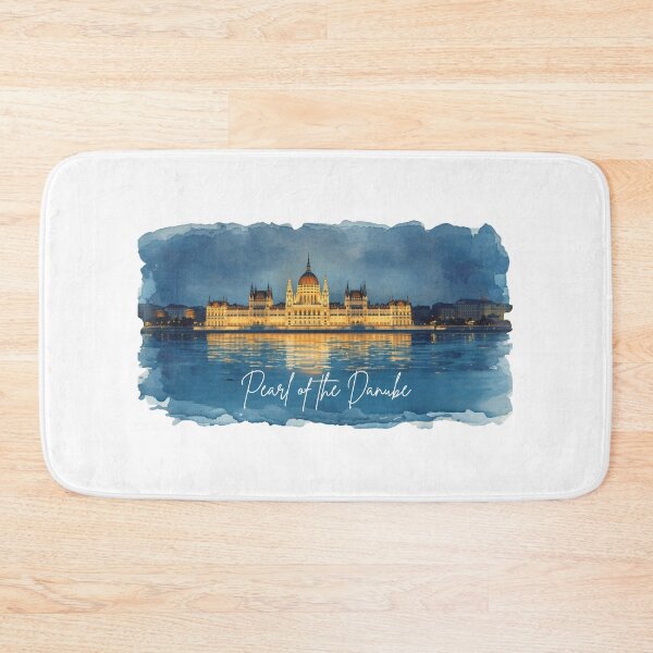 Item preview, Budapest Parliament in watercolor at night designed and sold by StormArte.