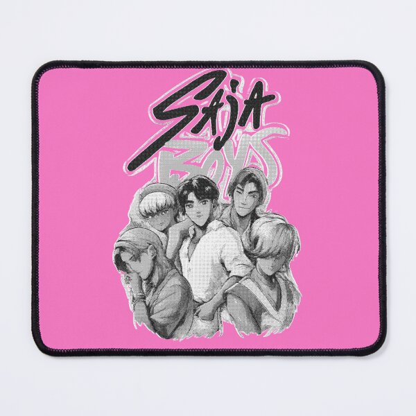 Item preview, Soda Pop Saja Boys Videogame Illustration (black and white ver) designed and sold by Moonshroomarts.