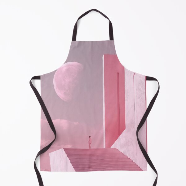 Item preview, Pink Dreamscape with Figure and Moon designed and sold by davidonstudio.