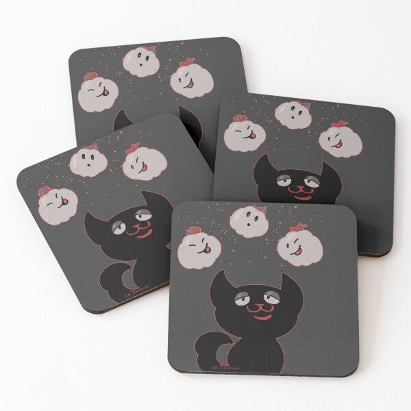 Item preview, Black Cat Fun, Painting designed and sold by AK-Hevonen.