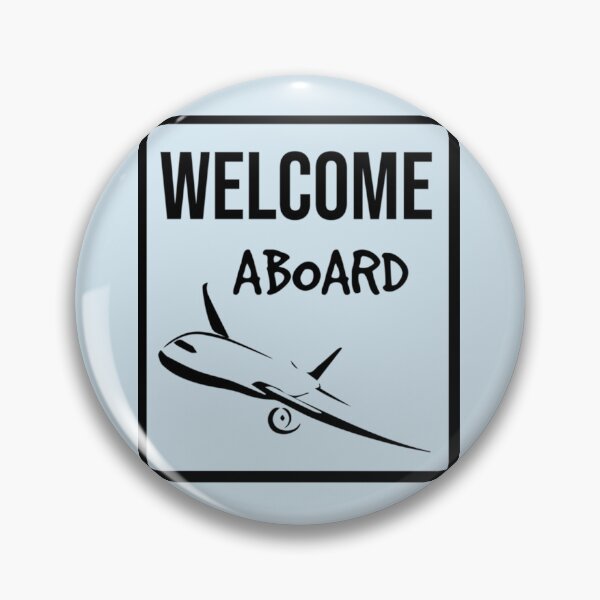 Item preview, Welcome Aboard Plane, Gift         designed and sold by aletheasimson.