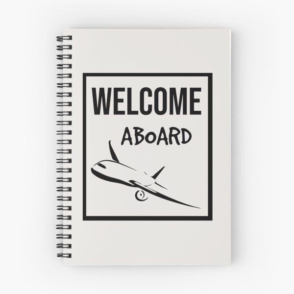 Item preview, Welcome Aboard Plane, Gift         designed and sold by aletheasimson.