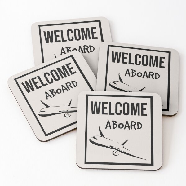 Item preview, Welcome Aboard Plane, Gift         designed and sold by aletheasimson.