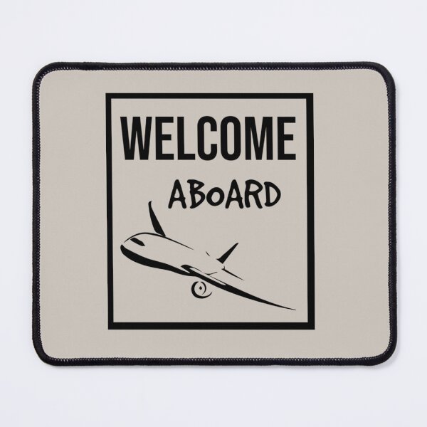 Item preview, Welcome Aboard Plane, Gift designed and sold by aletheasimson.