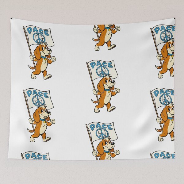 Item preview, A PACIFIST DOG AGAINST WAR designed and sold by infinitearte.