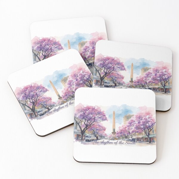 Item preview, Obelisk of Buenos Aires in spring watercolor designed and sold by StormArte.