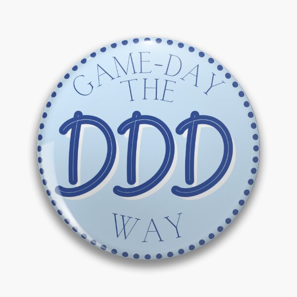 Item preview, Sorority Gameday Pin Button designed and sold by Kickoff Buttons.