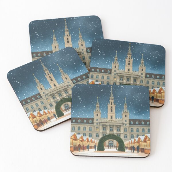 Item preview, Christmas market in Vienna under the snow designed and sold by StormArte.