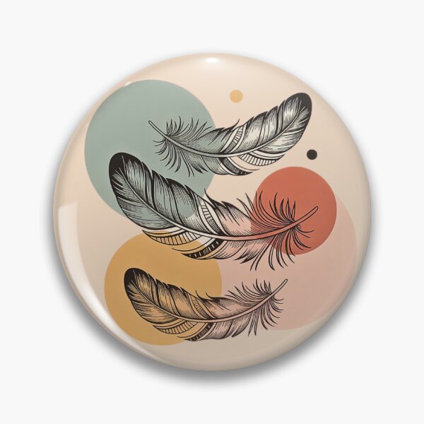 Item preview, Boho Feather Abstract designed and sold by VibrArtco.