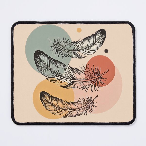 Item preview, Boho Feather Abstract designed and sold by VibrArtco.