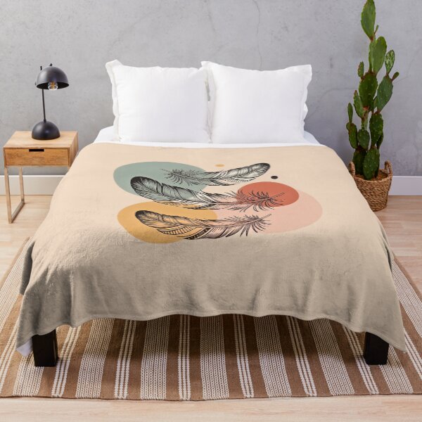 Item preview, Boho Feather Abstract designed and sold by VibrArtco.