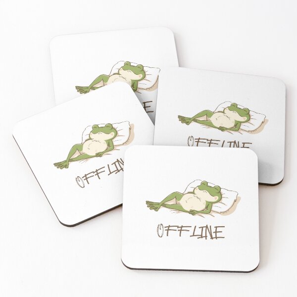 Item preview, Offline Mode - Funny Frog Meme designed and sold by Memetrending.