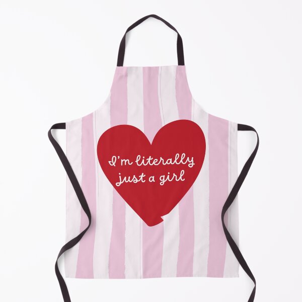 Item preview, I'm Literally Just A Girl - Pink & Red Striped Art designed and sold by KittyStrand.
