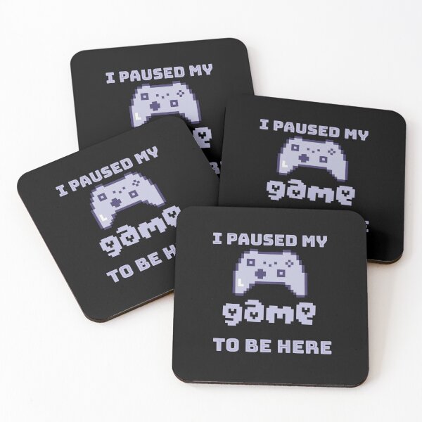 Item preview, I PAUSED MY GAME TO BE HERE designed and sold by Sweet_cherry.