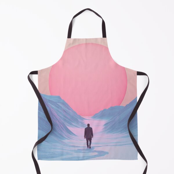 Item preview, Man Walking Towards Pink Sun designed and sold by davidonstudio.