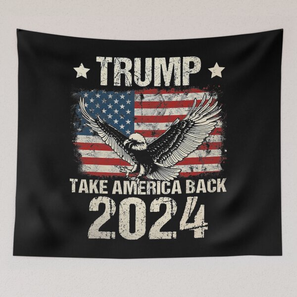 Item preview, Trump 2024 flag take America back 	 	 Trump 2024 		 designed and sold by rgbkpgrzni51.