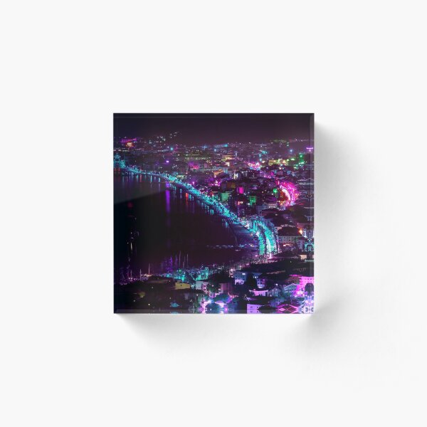 Marmaris Beach 2049 Acrylic Block
