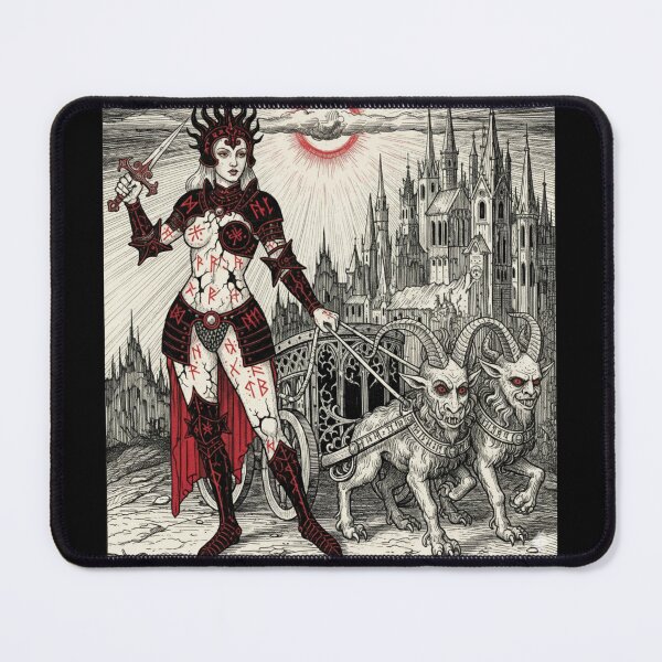Item preview, Warrior Queen of the Scarlet Sun designed and sold by PixCthulhu.