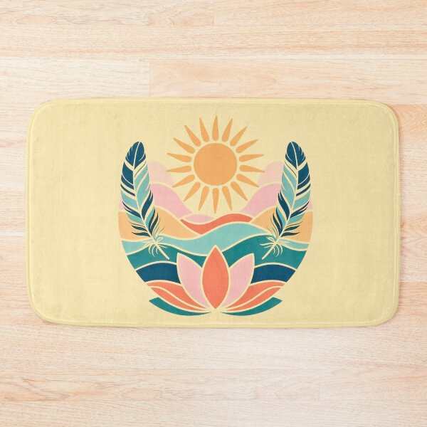Item preview,  Sun Lotus Mandala Feathers designed and sold by VibrArtco.